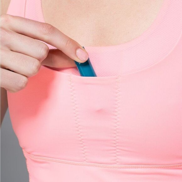Lululemon stuff Your Bra Tank II in Bleached Coral / Flowabunga Mini Multi - Picture 3 of 8